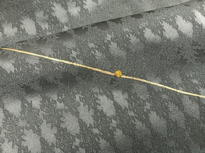 平和屋着物●訪問着　刺繍　幾何学文様　金彩　正絹　逸品　AABH5337ph
