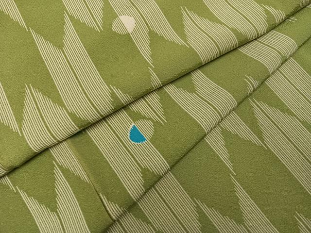 平和屋着物●上質な小紋　矢羽文　さが美扱い　正絹　逸品　AABH5338ph 平和屋着物○上質な小紋 矢羽文 さが美扱い 正絹 逸品 AABH5338phの