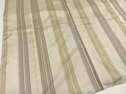 平和屋着物●本場縞大島紬　間道　正絹　逸品　AABH5339ph