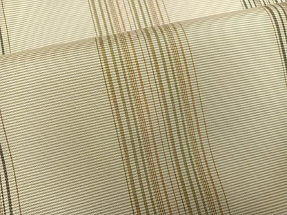 平和屋着物●本場縞大島紬　間道　正絹　逸品　AABH5339ph