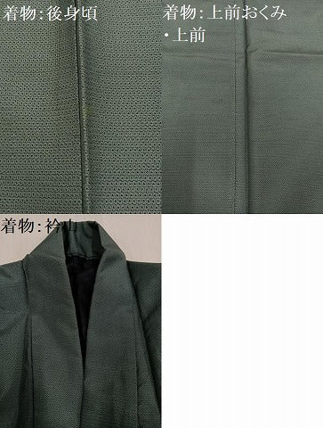 平和屋着物●男性　本場大島紬　アンサンブル　150亀甲　総詰め　正絹　逸品　AABH5341ph