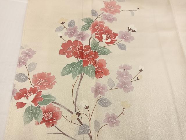 平和屋着物●訪問着　枝花文　正絹　逸品　未使用　AABH5352ph