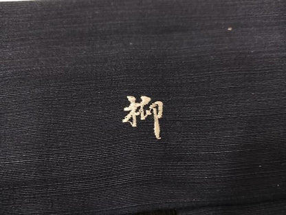平和屋着物●男性　馬乗り袴　色無地　百入茶色　正絹　逸品　AABH5357ph
