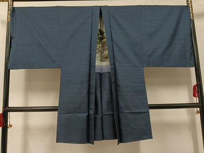 平和屋着物●男性　本場大島紬　アンサンブル　100亀甲　手織　総詰め　恵純雄作　証紙付き　キングサイズ　正絹　逸品　AABH5365ph