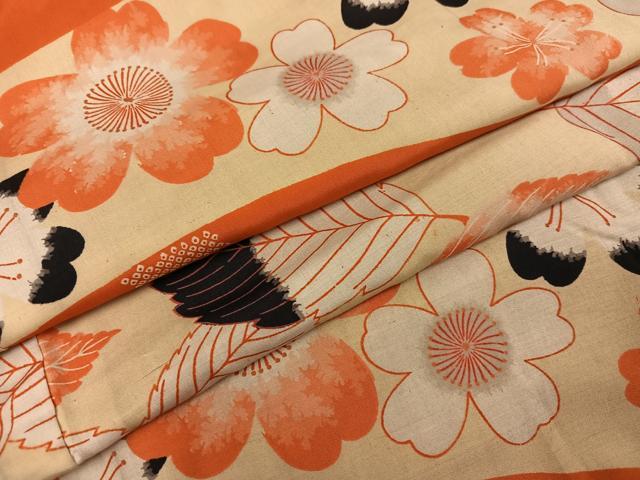 平和屋着物●アンティーク　大正ロマン　長襦袢　袷　草花文　正絹　逸品　AABH5366ph 平和屋着物○アンティーク 大正ロマン 長襦袢 袷 草花文 正絹 逸品