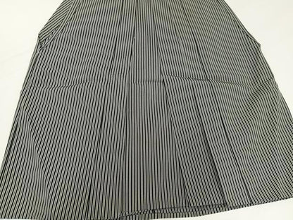 平和屋着物●男性　馬乗り袴　縞　正絹　逸品　AABH5367ph