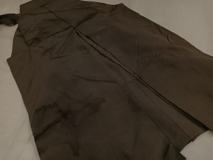 平和屋着物●男性　馬乗り袴　縞　正絹　逸品　AABH5369ph