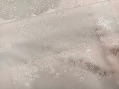 平和屋着物●振袖用長襦袢　無双仕立て　草花地紋　暈し染め　半衿刺繍　洗える着物　AABH5375ph