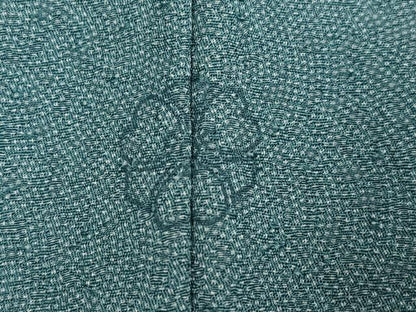 平和屋着物●本草木染作家　圓啓　江戸小紋　極小鮫小紋柄　正絹　逸品　AABH5379ph