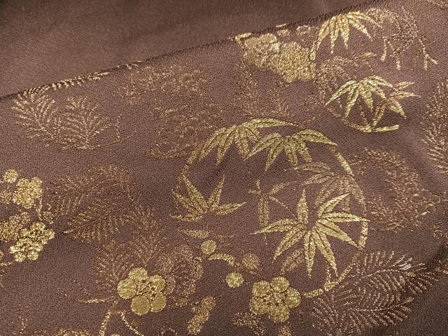 平和屋着物●色留訪問着　作家物　寿光織　初音の調度　暈し染め　金糸　正絹　逸品　AABH5382ph