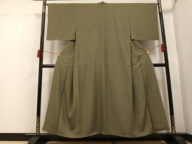 平和屋着物●江戸小紋　吉祥小紋柄　正絹　逸品　AABH5383ph