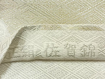 平和屋着物◎佐賀錦　全通柄袋帯　霞文　金銀糸　正絹　逸品　AABH5550uk