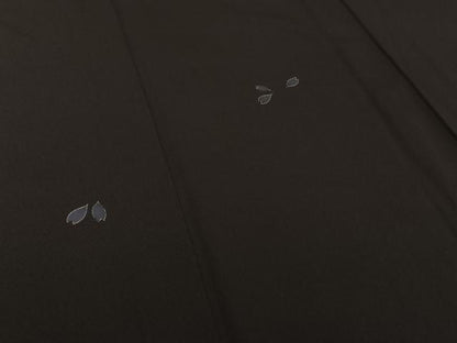 平和屋着物▽世界的人形師　辻村寿三郎　ジュサブロー　訪問着　単衣　舞桜文　金彩　正絹　逸品　AABH5572jh