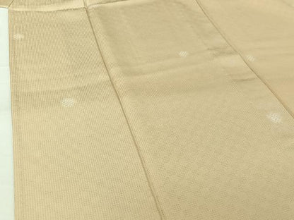 平和屋着物▽久保伊智郎　小紋　単衣　丸文　正絹　逸品　AABH5573jh