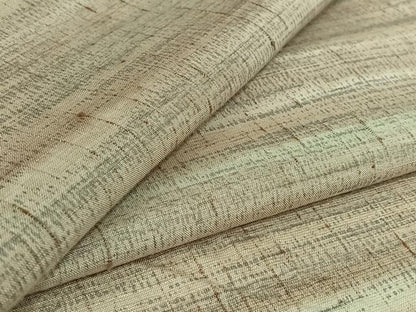 平和屋着物▽ぜんまい紬　単衣　霞文　暈し染め　正絹　逸品　AABH5577jh