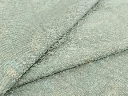 平和屋着物▽上質な小紋　単衣　墨流し文様　正絹　逸品　AABH5579jh