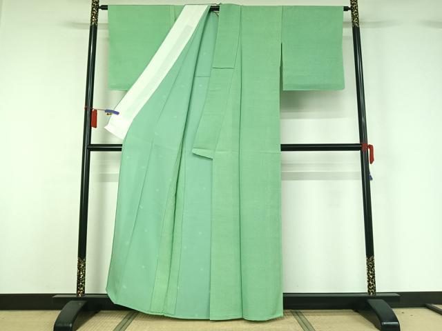 平和屋着物▽安田貞男　江戸小紋　単衣　角通し　正絹　逸品　AABH5582jh 平和屋着物▽安田貞男 江戸小紋 単衣 角通し 正絹 逸品 AABH5582jh