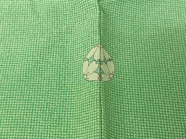 平和屋着物▽安田貞男　江戸小紋　単衣　角通し　正絹　逸品　AABH5582jh 平和屋着物▽安田貞男 江戸小紋 単衣 角通し 正絹 逸品 AABH5582jh