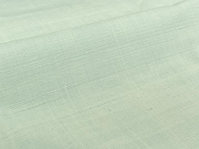 平和屋着物▽染司よしおか 五代目 吉岡幸雄 紬 単衣 霞文 ロング丈 正絹 逸品 AABH5585jh