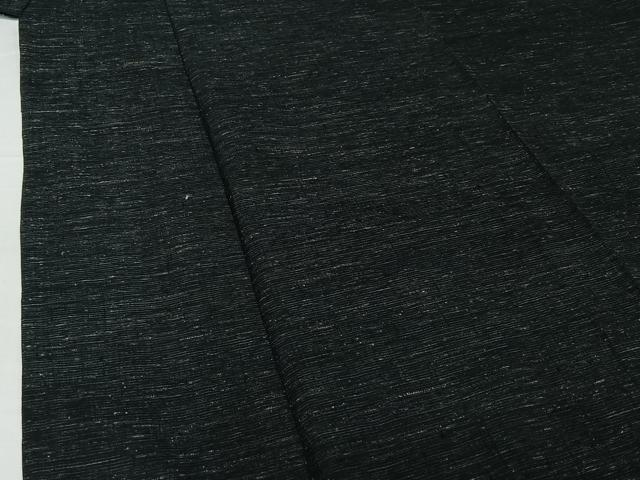 平和屋着物▽男性　紬　単衣　霞文　正絹　逸品　AABH5590jh