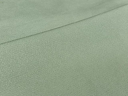 平和屋着物▽男性　紬　単衣　千草鼠色　キングサイズ　正絹　逸品　AABH5594jh
