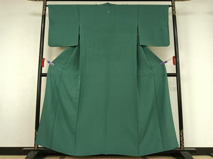 平和屋着物▽上質な色無地　単衣　天鵞絨色　正絹　逸品　AABH5595jh