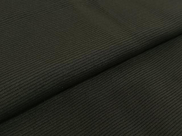 平和屋着物▽男性　黒紋付羽織　スリーシーズン　春夏秋　塵除け　絽　暗黒色　正絹　逸品　AABH5599jh