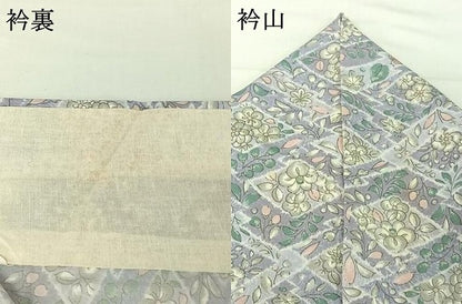 平和屋着物▽小紋　単衣　辻が花　洗える着物　AABH5600jh