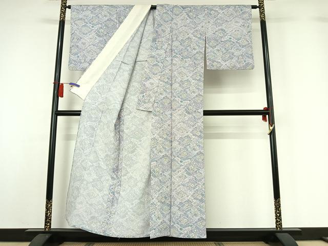 平和屋着物▽小紋 単衣 辻が花 洗える着物 AABH5600jh