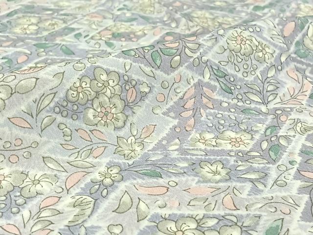 平和屋着物▽小紋　単衣　辻が花　洗える着物　AABH5600jh