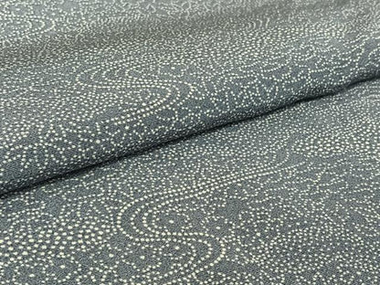 平和屋着物▽江戸小紋　単衣　流水花文　正絹　逸品　AABH5601jh