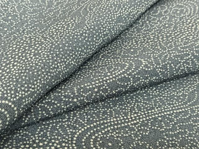 平和屋着物▽江戸小紋　単衣　流水花文　正絹　逸品　AABH5601jh 平和屋着物▽江戸小紋 単衣 流水花文 正絹 逸品 AABH5601jh