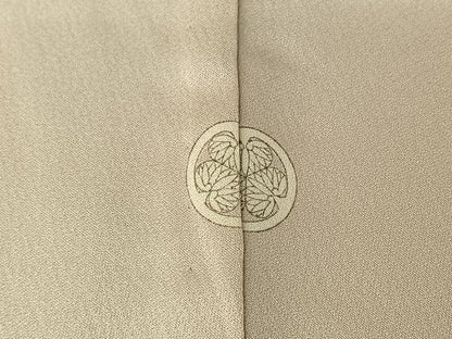 平和屋着物▽訪問着　単衣　手描き　枝花文　暈し染め　正絹　逸品　AABH5609jh