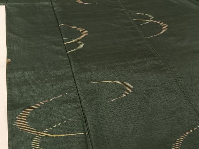 平和屋着物▽上質な紬　単衣　流水文　正絹　逸品　AABH5619jh 平和屋着物▽上質な紬 単衣 流水文 正絹 逸品 AABH5619jh