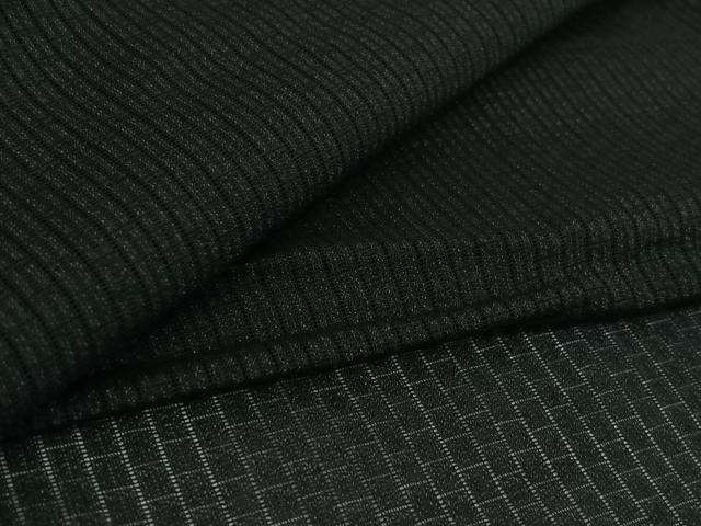平和屋着物▽男性　長羽織　スリーシーズン　春夏秋　塵除け　暗黒色　正絹　逸品　AABJ8185ck