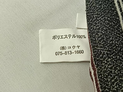 平和屋着物▽小紋　単衣　縞　洗える着物　AABH5623jh