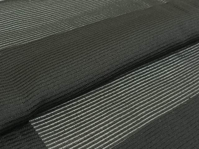 平和屋着物▽長羽織　スリーシーズン　春夏秋　塵除け　暗黒色　正絹　逸品　AABH5625jh