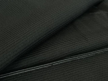平和屋着物▽長羽織　スリーシーズン　春夏秋　塵除け　暗黒色　正絹　逸品　AABH5625jh