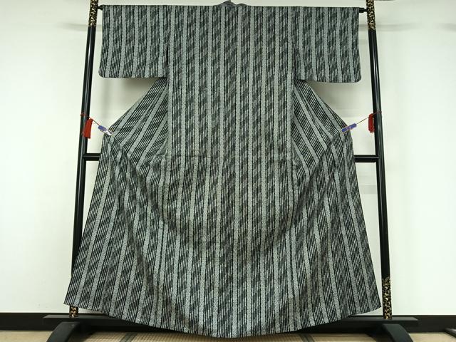 平和屋着物▽上質な小紋　単衣　亀甲花文　正絹　逸品　AABH5628jh 平和屋着物▽上質な小紋 単衣 亀甲花文 正絹 逸品 AABH5628jh