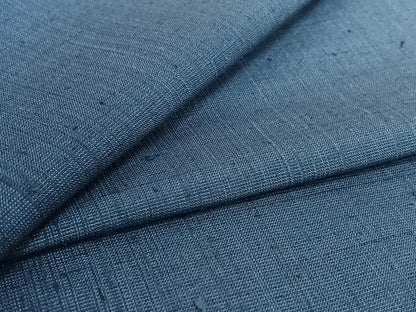 平和屋着物▽上質な紬　単衣　霞文　正絹　逸品　AABH5633jh