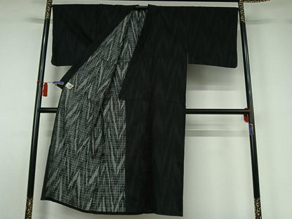 平和屋着物▽夏物 男性 浴衣 横段文 綿 AABH5637jh