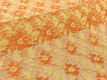 平和屋着物▽羽織　スリーシーズン　春夏秋　塵除け　オーガンジー　草花文　正絹　逸品　AABH5647jh