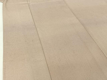 平和屋着物▽上質な紬　単衣　霞文　正絹　逸品　AABH5649jh