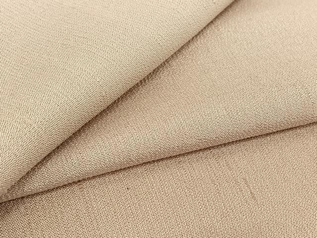 平和屋着物▽上質な紬　単衣　霞文　正絹　逸品　AABH5649jh