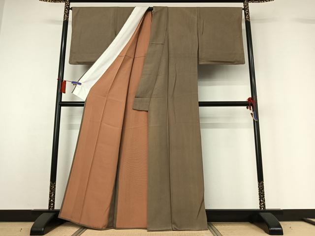 平和屋着物▽江戸小紋 単衣 鮫小紋柄 正絹 逸品 AABH5656jh