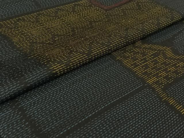 平和屋着物▽本場大島紬　単衣　吉祥花文　正絹　逸品　AABH5659jh 平和屋着物○男性 本場大島紬 吉祥文 正絹 逸品 CABA1967ut : 平和屋