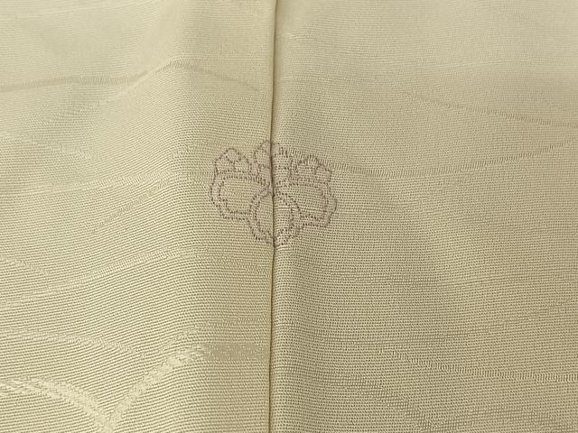 平和屋着物▽訪問着 単衣 手描き 駒刺繍 草花文 暈し染め