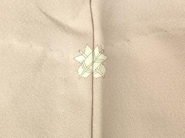 平和屋着物▽訪問着　単衣　流水文　鶴　暈し染め　金彩　正絹　逸品　AABH5671jh