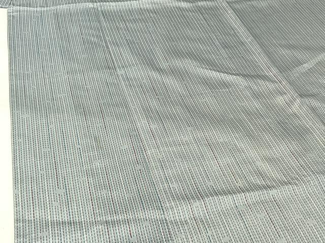 平和屋着物▽本場染大島紬　単衣　縞　正絹　逸品　AABH5673jh 平和屋着物▽本場染大島紬 単衣 縞 正絹 逸品 AABH5673jh