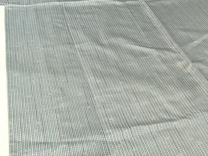平和屋着物▽本場染大島紬　単衣　縞　正絹　逸品　AABH5673jh